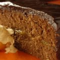 Bolo Brilhante de Chocolate e Damasco