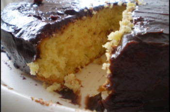 Torta de Maracujá e Chocolate