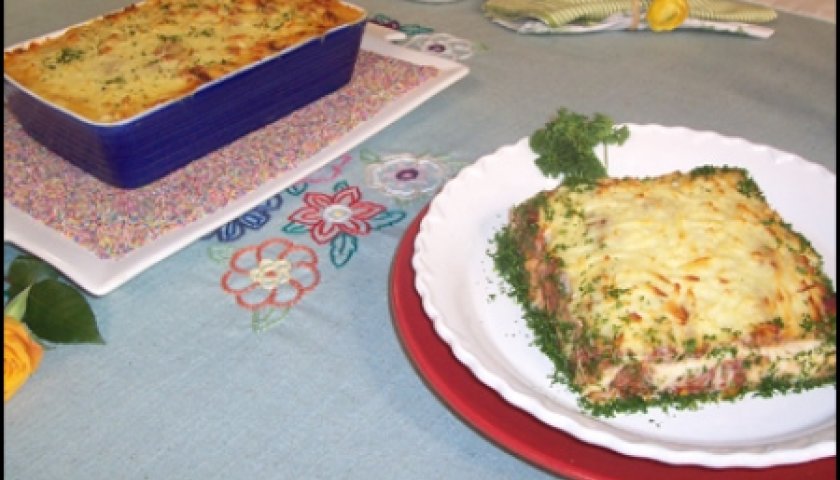Lasanha de Carne Seca Lasanha de Carne Seca