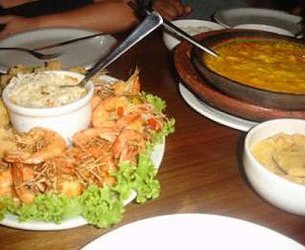 Camarão Frito e Empanado