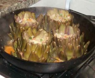Alcachofras ao Molho