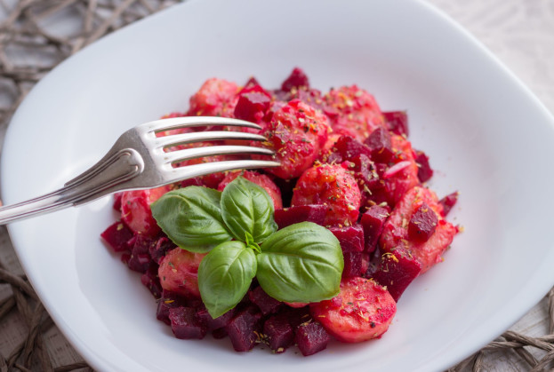 Nhoque de Beterraba Nhoque de Beterraba