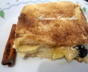 Torta de Maçã com Pão de Forma