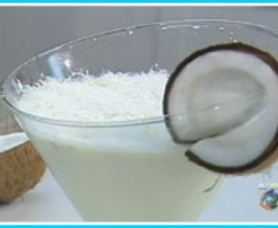 Receita de Gelado de Coco