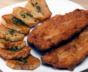 Frango Crocante com Batata Doce