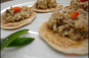 Tacos con Salpicón de Huachinango