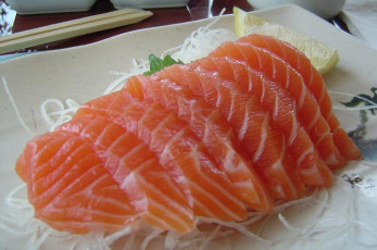 Sashimi de Salmão