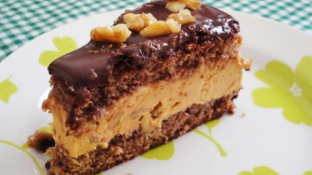 Torta Mousse De Doce De Leite Com Nozes