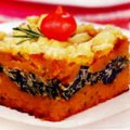 Torta de Abóbora com Creme de Espinafre