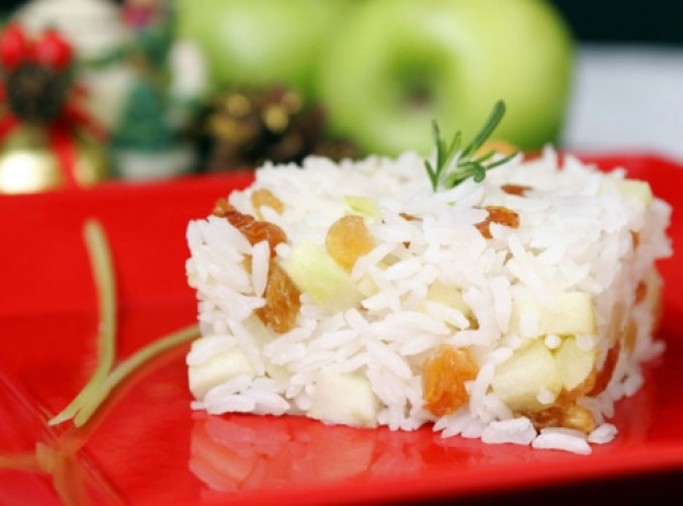 Arroz com Maçã e Passas Arroz com Maçã e Passas