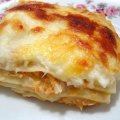 Lasanha de frango com queijo