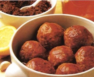 Almôndegas de Carne com Natas