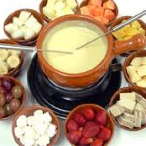 Receita De Fondue De Chocolate Branco Cybercook 