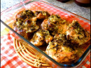 Frango assado com orégano