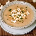 Sopa de Tomate com Pipoca