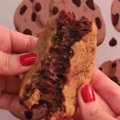Cookie Recheado de Brigadeiro