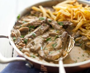 Estrogonofe de Carne