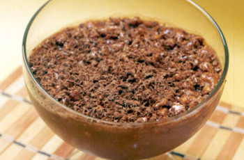 Mousse de Chocolate Com Conhaque