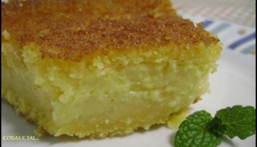 Bolo de Milho Cremoso com Leite de Coco Bolo de Milho Cremoso com Leite de Coco
