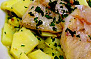 Peixe com Batatas em Salsa Verde