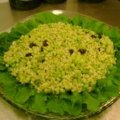 Cevadinha com abobrinha e pesto de couve