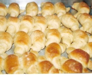 Corninhos - mini croissans