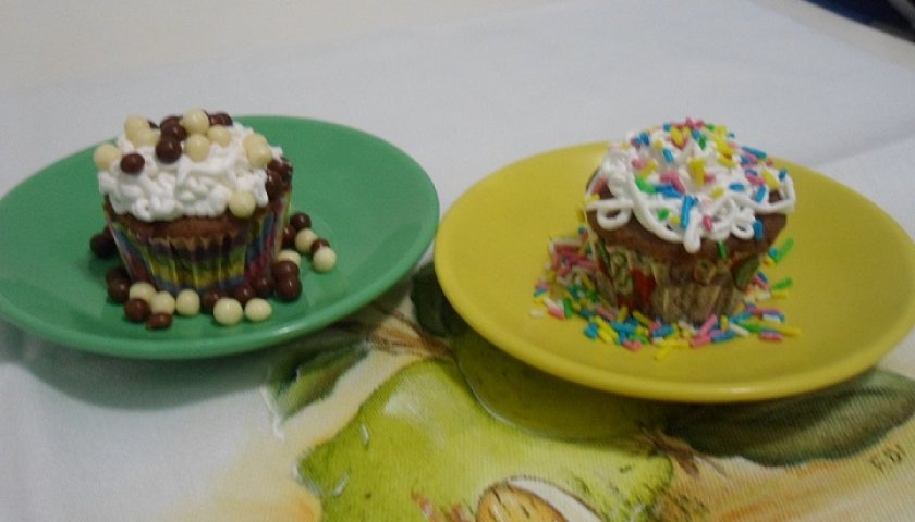 Cupcake vegano de chocolate Cupcake vegano de chocolate