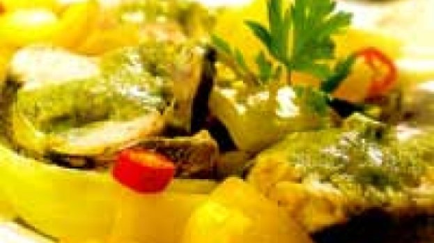 Bacalhau com legumes