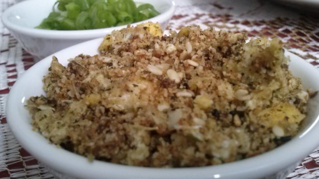 Farofa de biscoito multigrãos Farofa de biscoito multigrãos