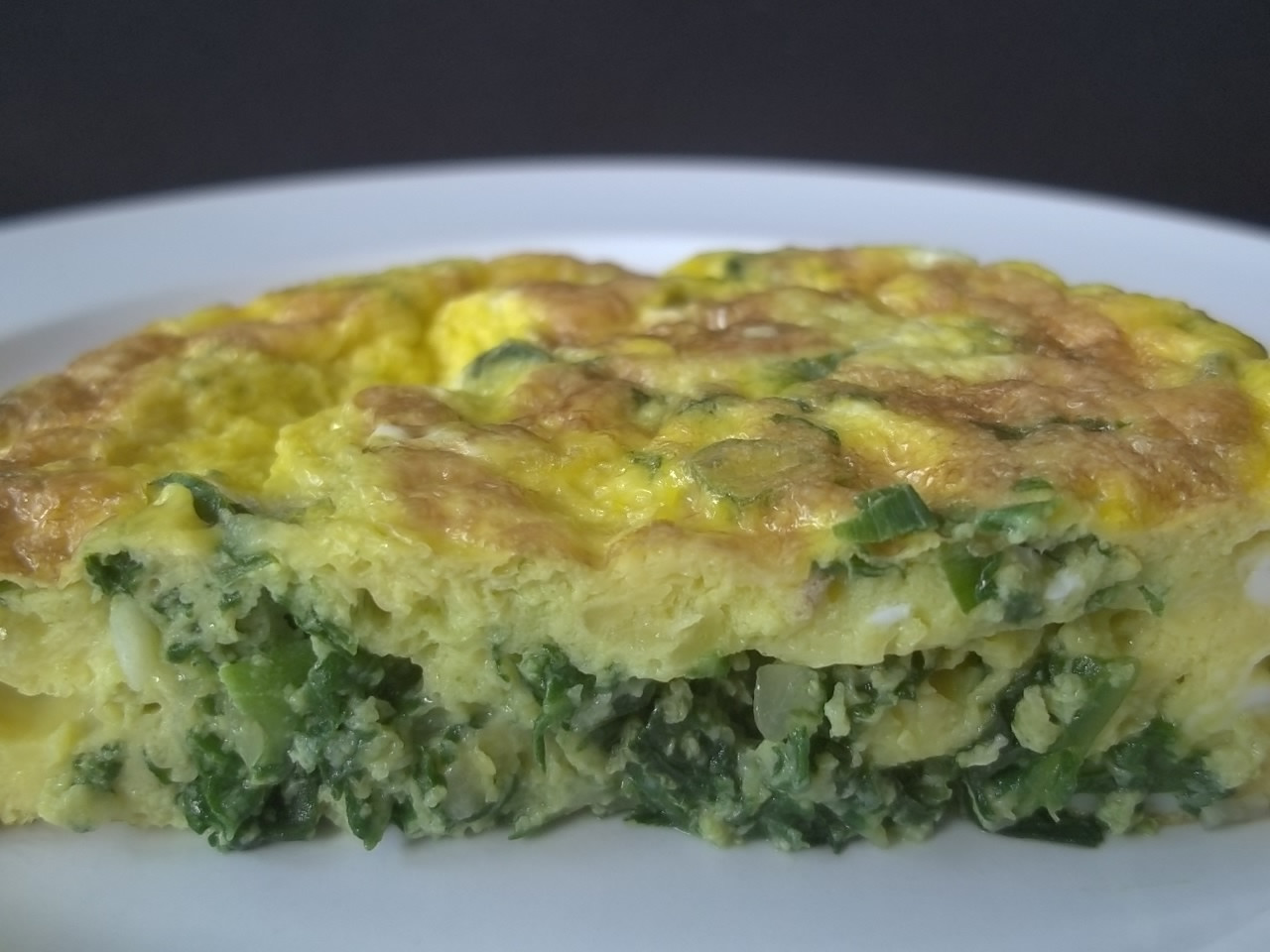 Omelete De Espinafre