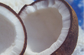 Farofa de arroz com coco