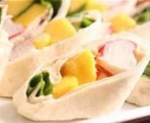 Wrap de Kani com Manga