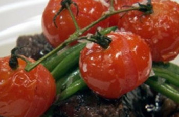 Purê de Batata ao Alho, Vagens e Tomates