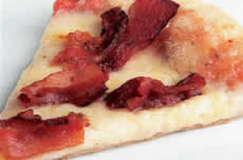 Pizza de bacon da silvaninha