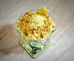 Mousse de Chocolate Branco com Mascarpone