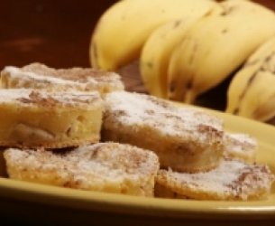 Bolo de Banana e Aveia