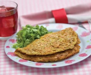 Omelete de Legumes com Aveia