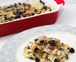 Bacalhau ao Forno com Passas