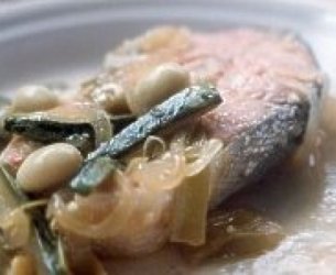 Salmão ao Vinho Branco