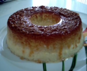 pudin de mandioca