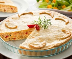 Empadão de bacalhau