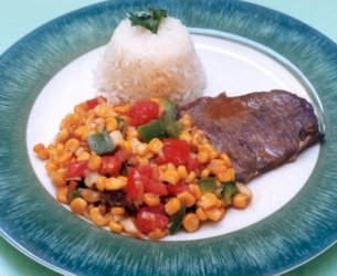 Bife com Legumes Bife com Legumes