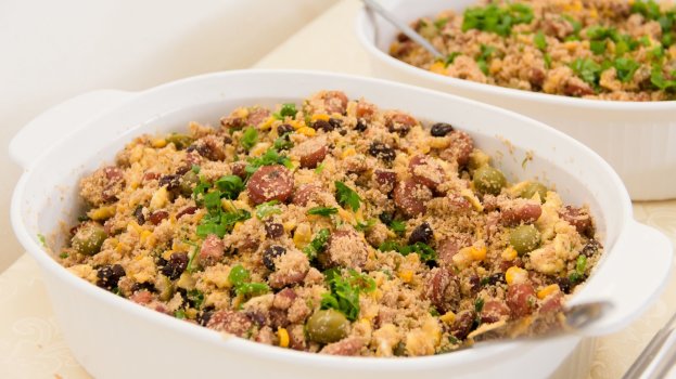 Feijão tropeiro rápido/CyberCook