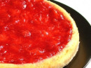 Cheesecake Light com Calda de Morango