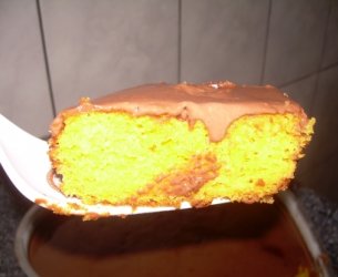 Bolo de Cenoura com Cobertura de Achocolatado