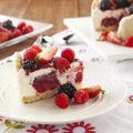 Torta Holandesa Light de Frutas Vermelhas