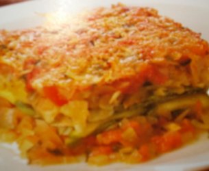 Lasanha de Bacalhau e Abobrinha