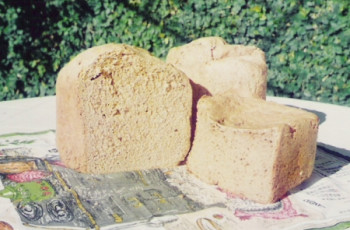 Pão integral de Aveia Integral em Flocos, Farinha de Soja Integral e Trigo Integral