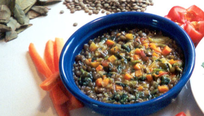 Curry à base de lentilhas Curry à base de lentilhas