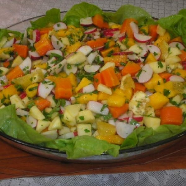 Resultado de imagem para foto de salada tropical